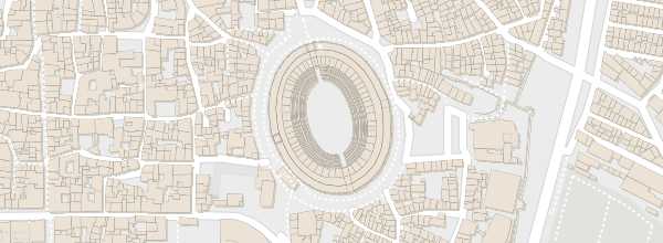 Map of Roman Amphitheatre (Arles)