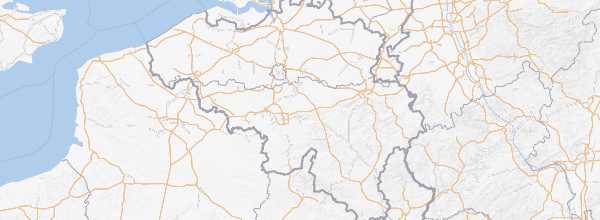 Map of Belgium