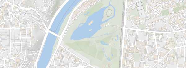 Map of Tête d'Or Park
