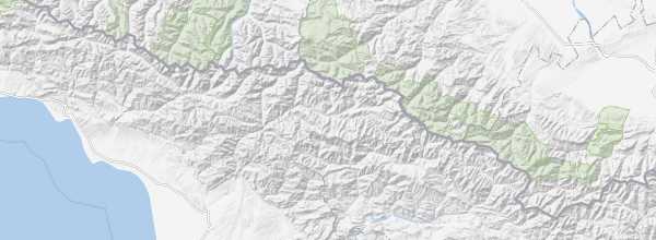 Map of Upper Svaneti