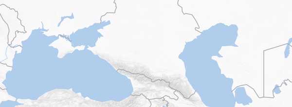 Map of Caucasus