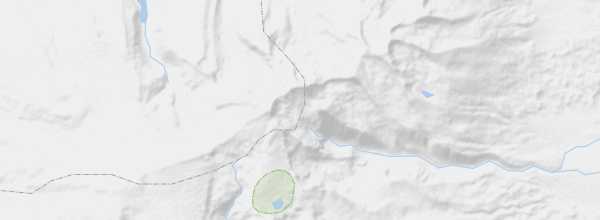 Map of Mount Aragats