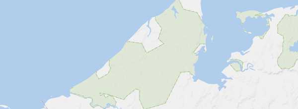 Map of Baly Bay National Park