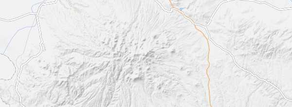 Map of Sahand Mountains