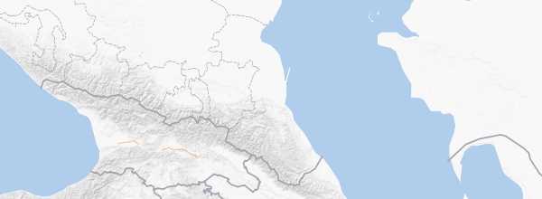 Map of Dagestan