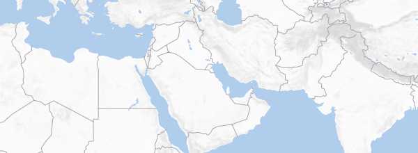 Map of Western Asia