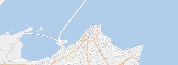Map of Kuwait City