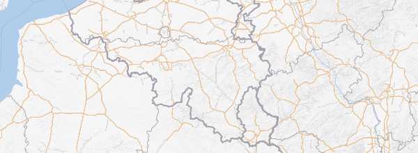Map of Wallonia