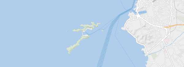 Map of Frioul Islands