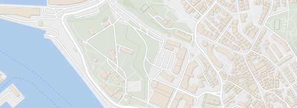 Map of Bergenhus Fortress