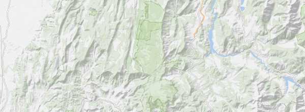 Map of Vercors Regional Nature Park