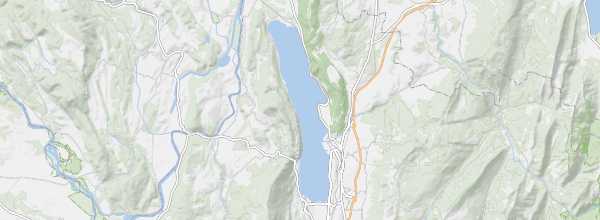 Map of Lake Bourget