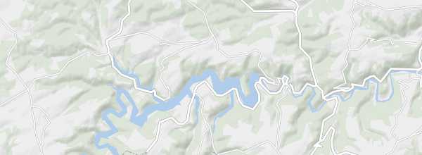 Map of Lake Haute-Sûre