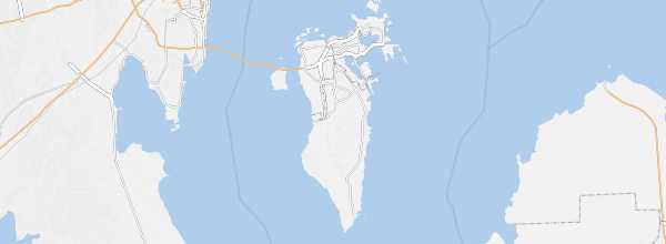 Map of Bahrain