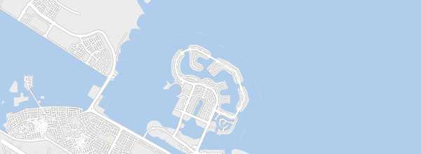Map of Amwaj Islands