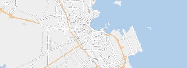 Map of Doha