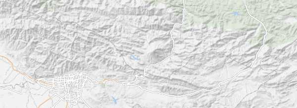 Map of Alborz Mountains