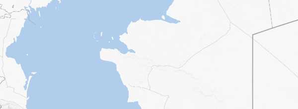 Map of Mangystau Peninsula