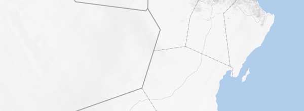 Map of Rub al-Khali