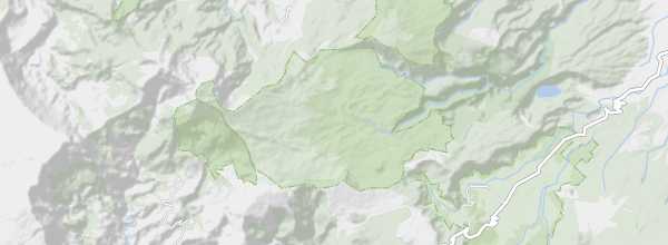 Map of Belouve and Bébour Forests