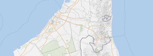 Map of Sharjah (Emirate)