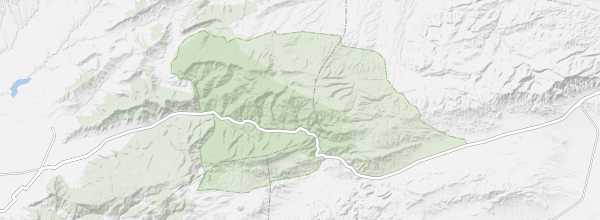 Map of Golestan National Park