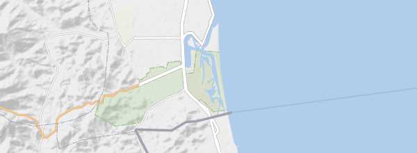 Map of Kalba Mangrove Lagoon