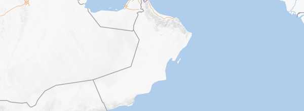 Map of Oman