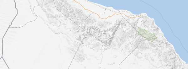 Map of Jebel Akhdar