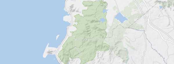 Map of Black River Gorges National Park