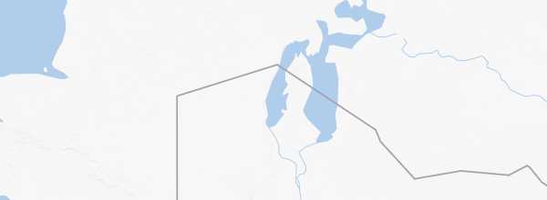 Map of Aral Sea (Uzbekistan)