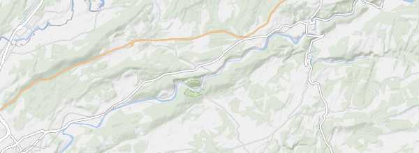 Map of Rhine-Rhône Canal