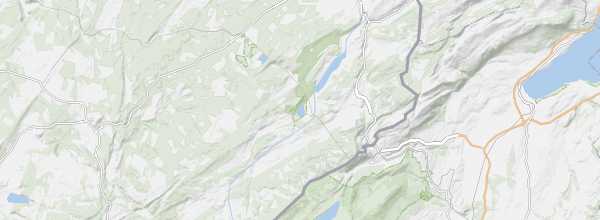 Map of Saint-Point and Remoray Lakes Valley