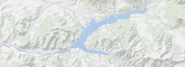 Map of Lake Serre-Ponçon