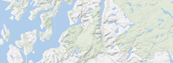Map of Folgefonna National Park