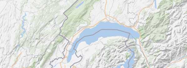 Map of Lake Geneva