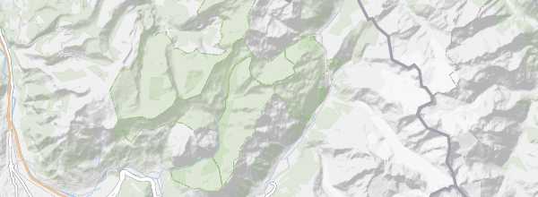 Map of Aiguilles Rouges Nature Reserve