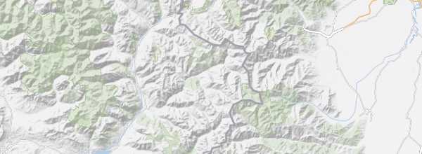 Map of Queyras Regional Nature Park