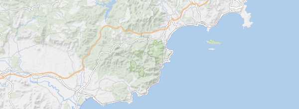 Map of Esterel Massif