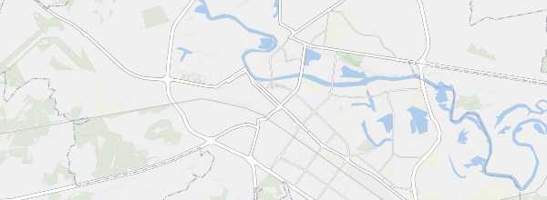 Map of Tyumen
