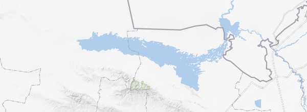 Map of Lake Aydar Kul