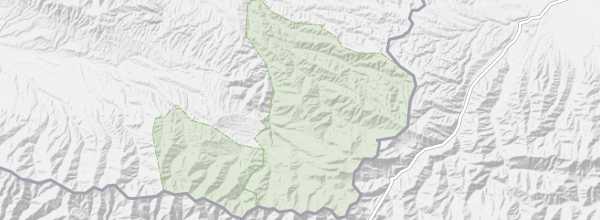 Map of Zaamin National Park