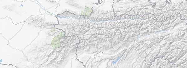 Map of Fann Mountains