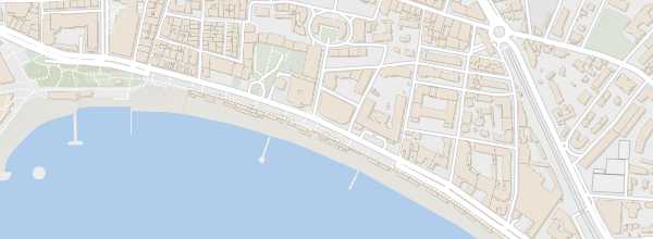 Map of The Croisette