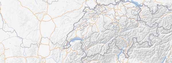 Map of French-speaking Switzerland