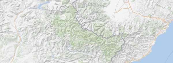 Map of Mercantour National Park