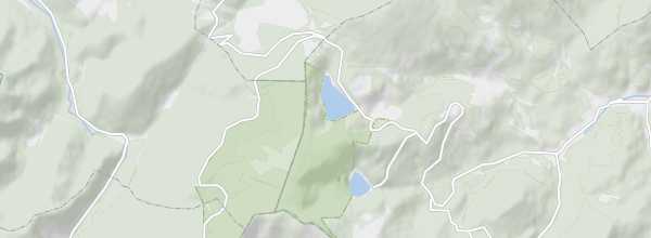 Map of Lac Blanc and Lac Noir