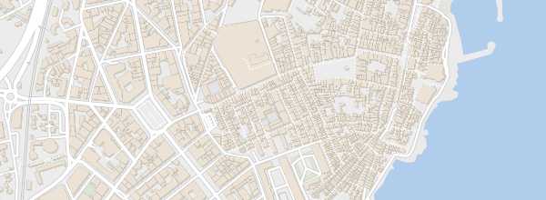 Map of Old Antibes