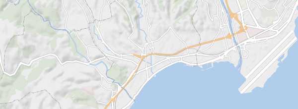 Map of Cagnes-sur-Mer