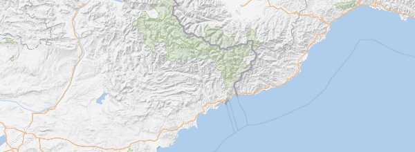 Map of Alpes-Maritimes